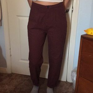 Cry baby vintage check pants